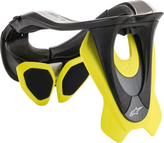 Alpinestars BNS Tech-2 Neck Support Black/Yellow XS-M - Image 2