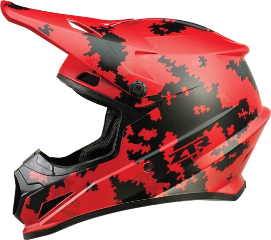 Z1R Rise Digi Camo Helmet XL Red Adult - Image 4