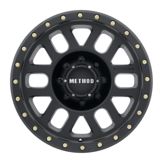 MR309 Grid 17x8.5 0mm Offset 8x180 130.81mm CB Matte Black Wheel - Image 2