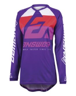 23 Syncron CC Jersey Purple/White/Red Womens - Large