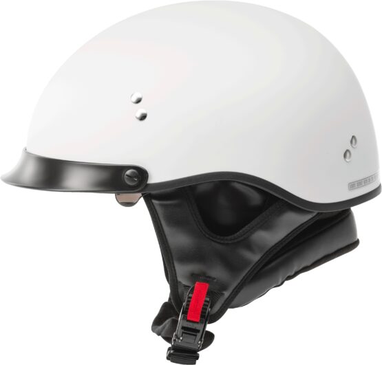 GMAX HH-65 Half Helmet Full Dressed Matte White 2X-Large - Image 4