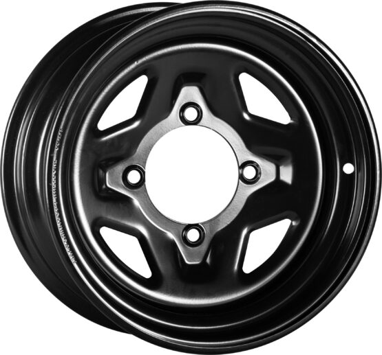 Sedona Steel Wheel 14x7 4/137 4+3 Black 14mm ATV/UTV - Image 2