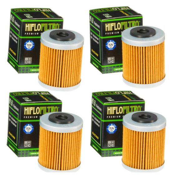 HF651 Oil Filter - 4 Pack