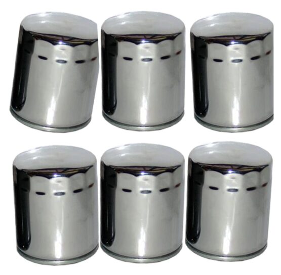 HF170C Oil Filter - Chrome - 6 Pack