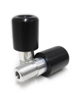 Black Bar End Sliders