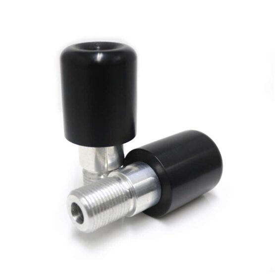 Black Bar End Sliders