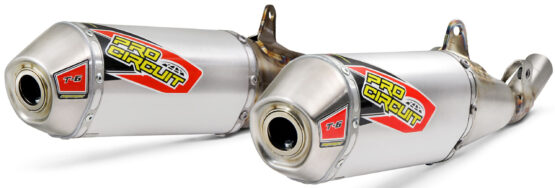 T-6 Dual SS Slip On Exhaust Mufflers