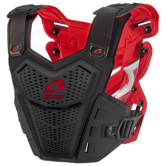 EVS F1 Roost Deflector Black/Red Small/Medium