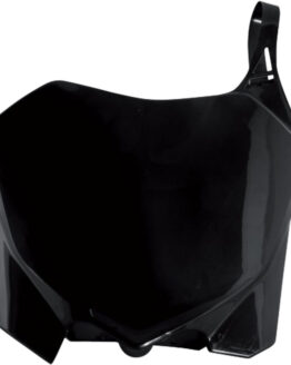 Front Number Plate - Black