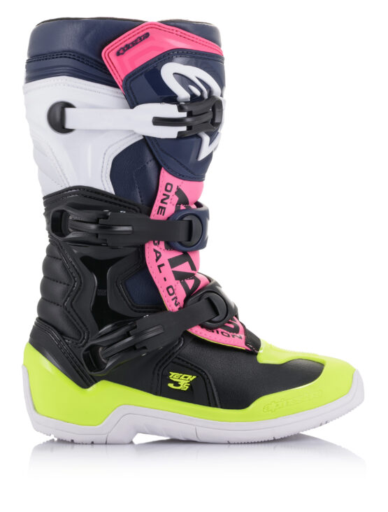 Youth Tech 3S Boots Black/Dark Blue/Neon Pink US Y-01 - Image 7