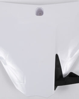 Front Number Plate - White