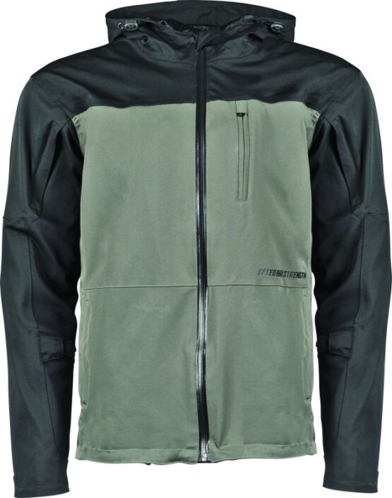 Fame and Fortune Jacket Black/Olive - Medium