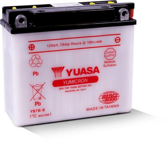 Yuasa YB7B-B Yumicron 12 Volt Battery - Image 2