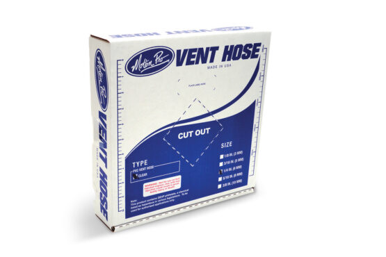 Motion Pro Clear PVC Fuel Line 1/4 in ID x 25 ft Roll