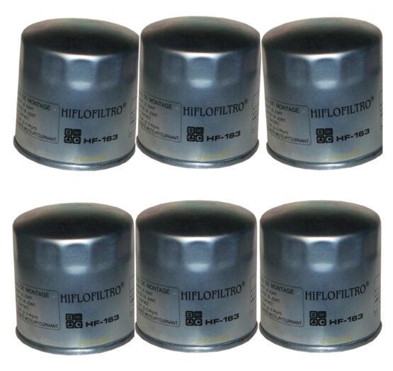 HF163 Oil Filter - 6 Pack