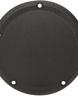 Drag Specialties Derby Cover Wrinkle Black 5 Hole For Harley Touring