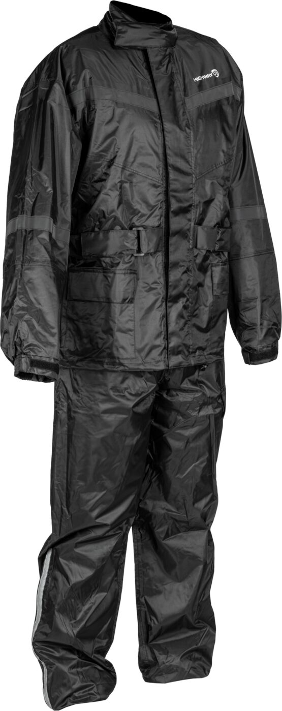 Highway 21 2-Piece Rain Suit Black Small