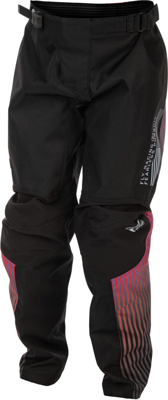 Fly Racing F-16 Youth Pants Black/Red/Purple Size 18 - Image 4