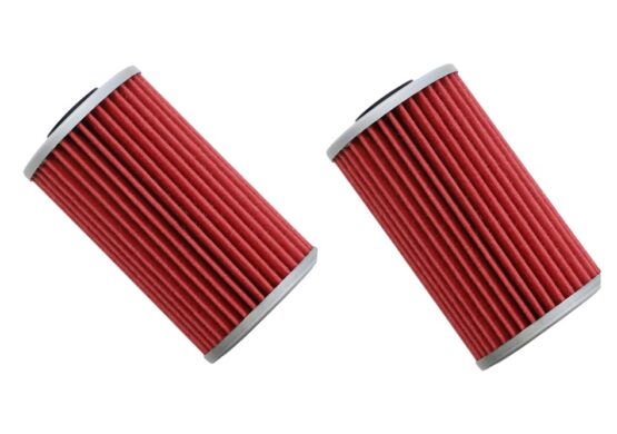 Hiflofiltro HF562 Oil Filter Cartridge Replaces Kymco 1541A-KKC3-9000 - 2 Pack