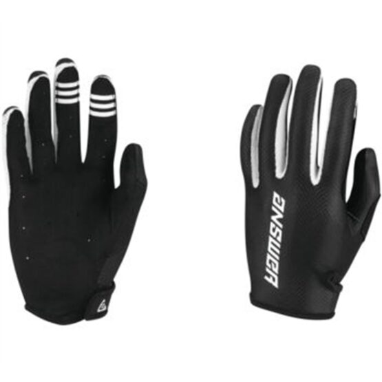 Answer Ascent Glove Black/White Womens - Medium
