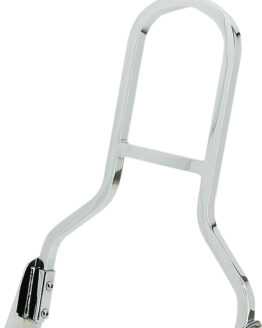 15" Short Rigid Chrome Sissy Bar Complete Kit
