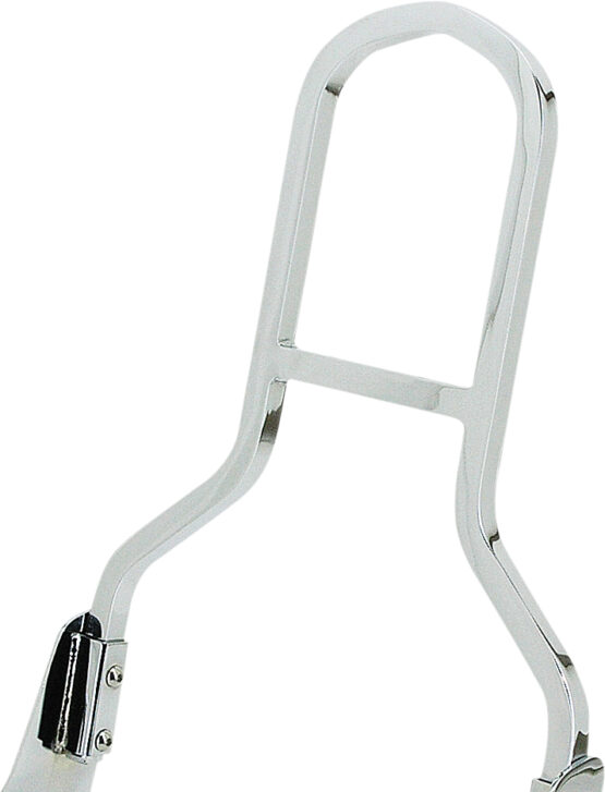 15" Short Rigid Chrome Sissy Bar Complete Kit
