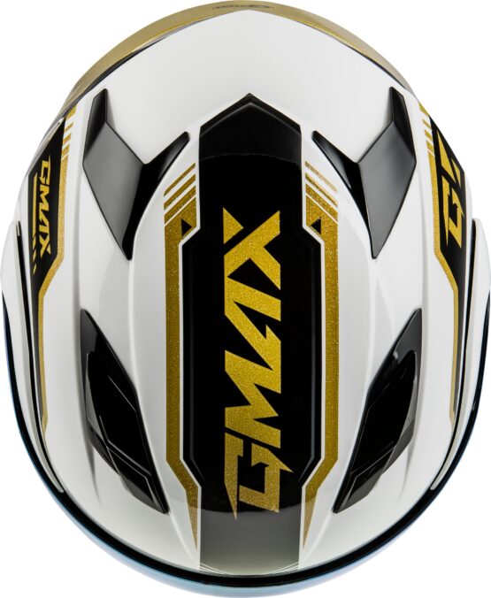 GMAX MD-01 Volta Modular Helmet White/Gold/Black Small - Image 5