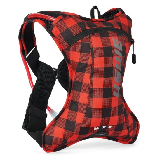 USWE Outlander 2L Hydration Pack Flannel Red/Black