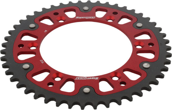 Supersprox Stealth Rear Sprocket 48T Red 520 Chain Fits Beta Suzuki Gas Gas - Image 4