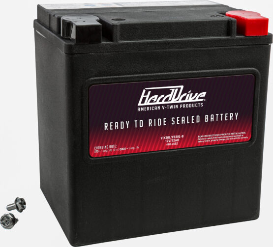 HardDrive HVT30L Factory Activated Sealed AGM Battery YIX30L/YB30L-B For Harley