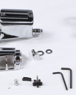 Chrome Handlebar Controls 5/8" Without Switches by Harddrive