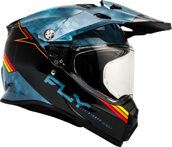 Fly Racing Trekker Kryptek Conceal Helmet Slate/Black/Red XL - Image 5