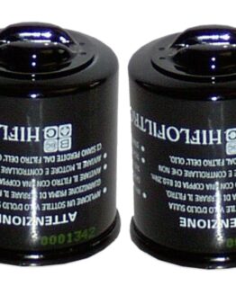 HF183 Oil Filter - Black - 2 Pack