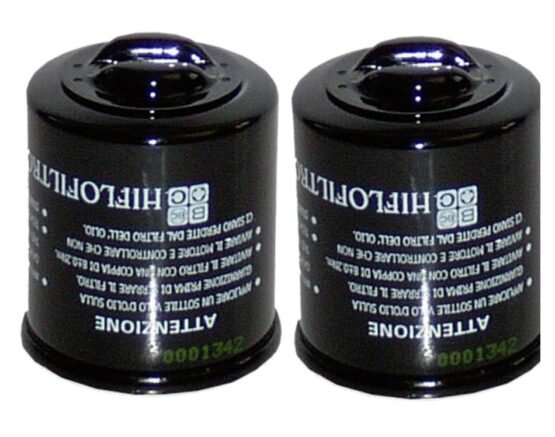 HF183 Oil Filter - Black - 2 Pack