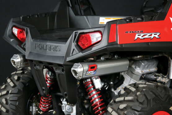 DMC Dual Full Exhaust Fits Polaris RZR 800 S & 4 - Image 2
