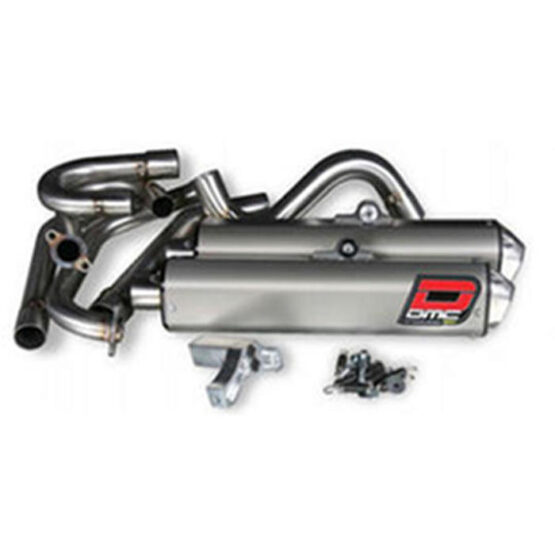 DMC Dual Quiet Full Exhaust Fits 08-13 Yamaha Rhino 700
