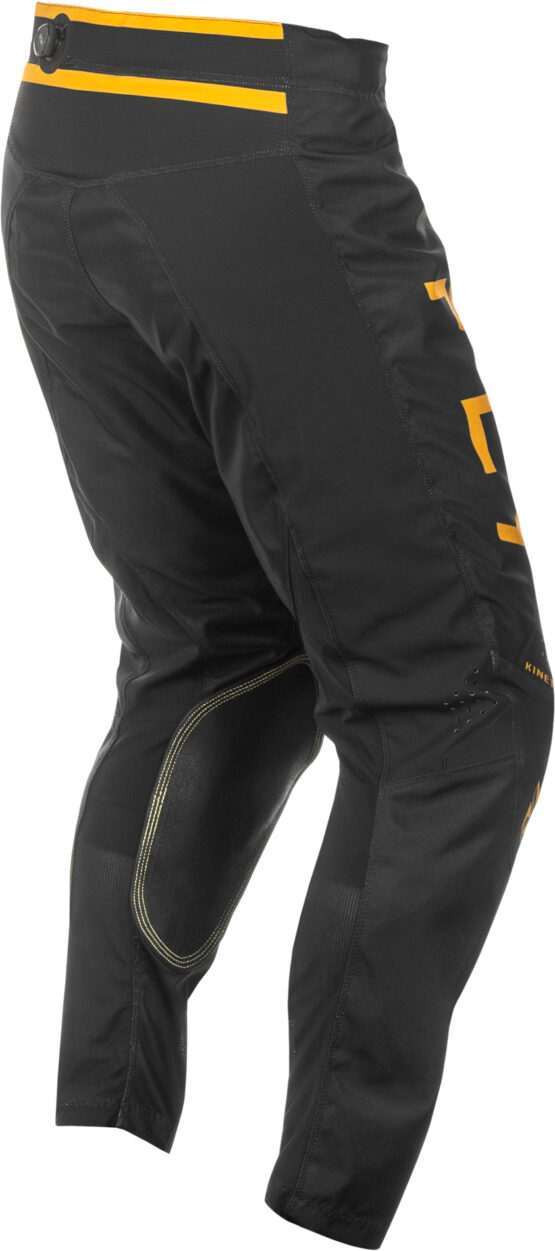 FLY RACING Kinetic Center Pants Black/Gold Men's 28 - Image 2