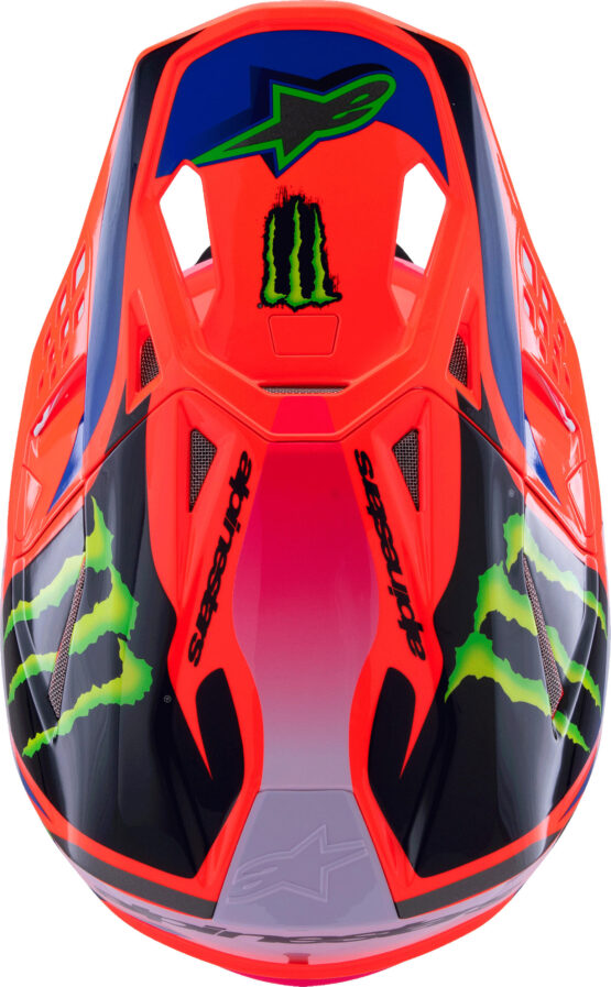 Alpinestars S-M10 Deegan Helmet Small Orange Purple Pink - Image 2