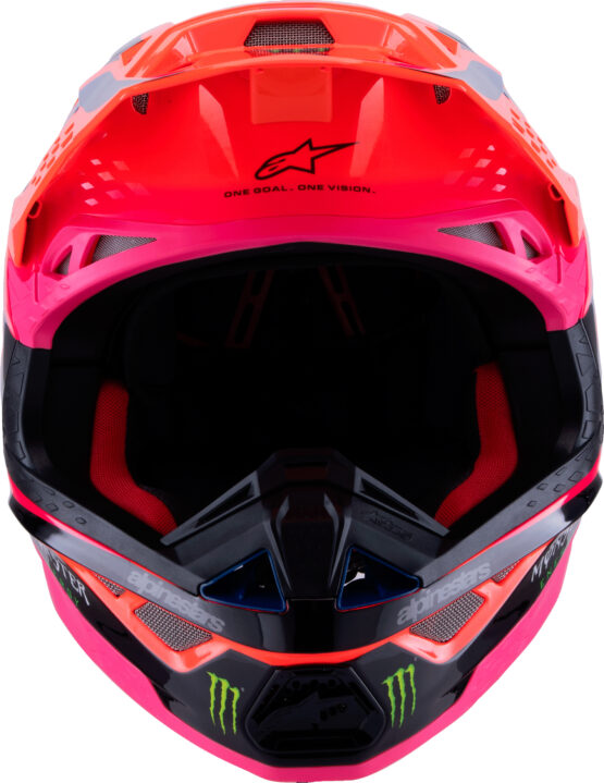 Alpinestars S-M10 Deegan Helmet Small Orange Purple Pink - Image 5