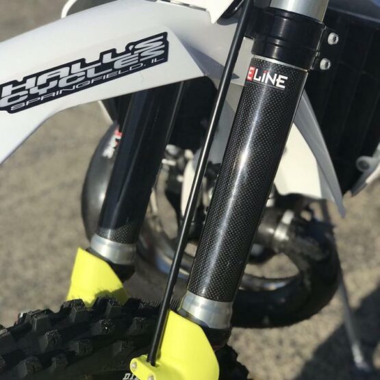 E-Line Carbon Fiber Fork Guards Universal Fit - Image 2