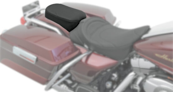 *OPEN BOX* Mild Stitched Narrow Pillion Pad Black Fits 97-20 Harley FLH FLT - Image 2