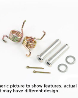 DRC Foot Peg Spring & Pin Kit Silver Fits DRZ400 & Late 90s RM