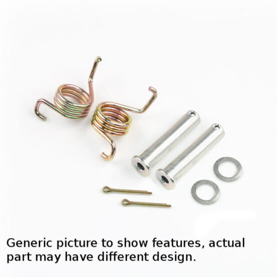 DRC Foot Peg Spring & Pin Kit Silver Fits 16+ KTM & Husqvarna
