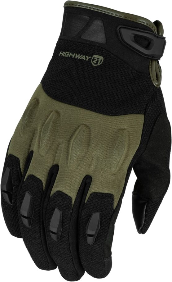 Highway 21 Fury Gloves Black/Olive 3X-Large