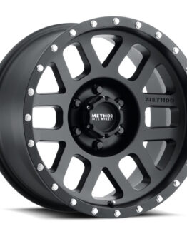 MR306 Mesh 18x9 -12mm Offset 6x5.5 108mm CB Matte Black Wheel