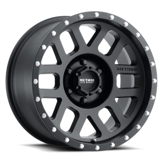 MR306 Mesh 17x8.5 0mm Offset 6x135 94mm CB Matte Black Wheel