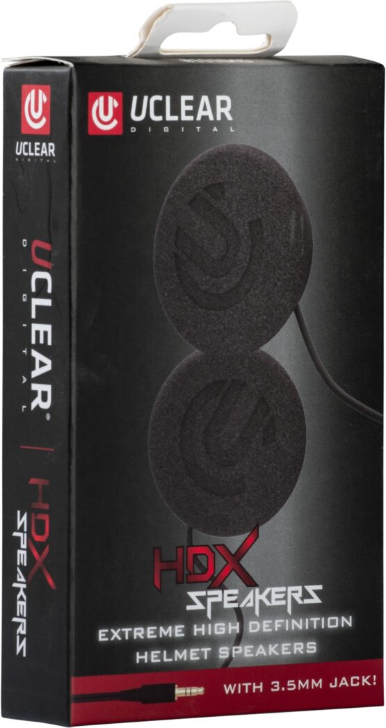 UCLEAR HDX Helmet Speakers 47mm Diameter 3.5mm Jack - Image 2