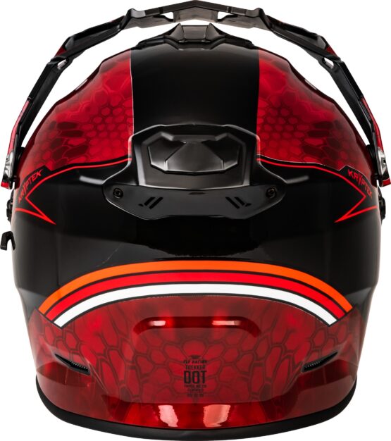 Fly Racing Trekker CW Conceal Helmet Red/Black XL Dual Shield - Image 4