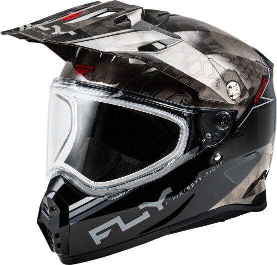 Fly Racing Trekker CW Conceal Helmet Black/Grey/White Medium