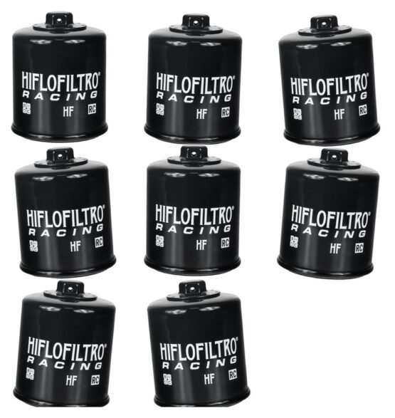 HF153RC Race Oil Filter - Black - 8 Pack